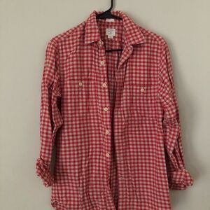 JCrew Red Flannel